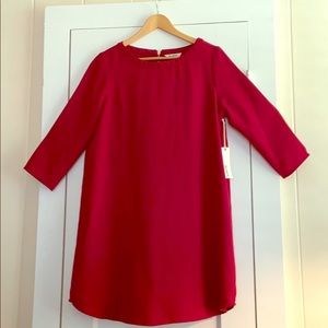 BB Dakota ruby red sheath dress